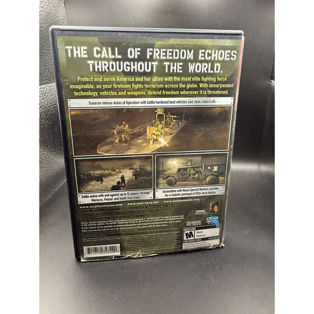 Socom 3 U.S. Navy Seals For PlayStation 2 - Complete With Manual & Disc - Tested